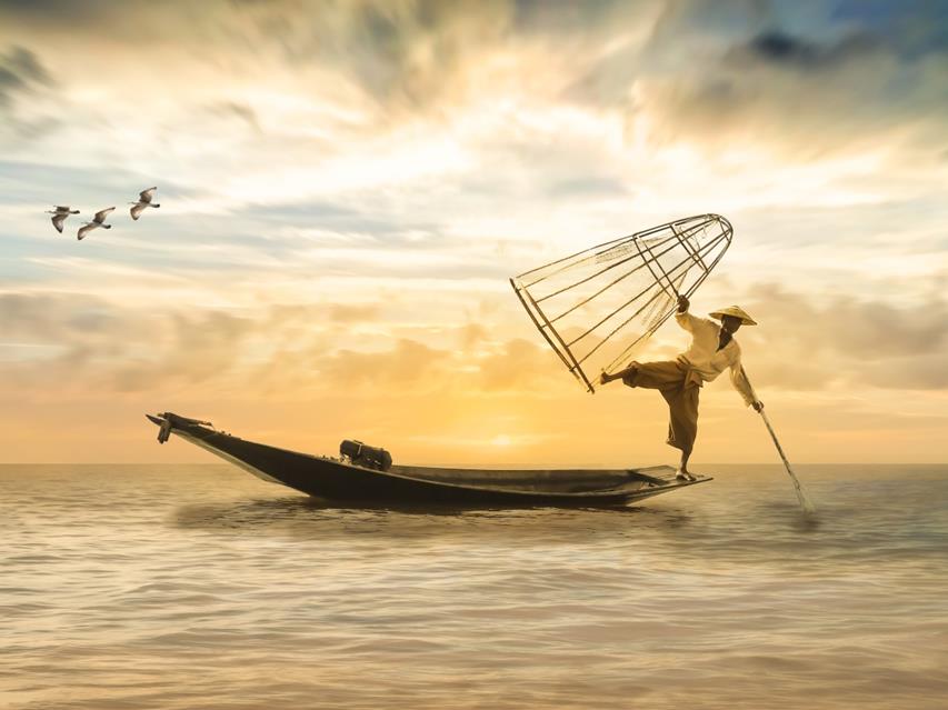 Fisherman jigsaw puzzle